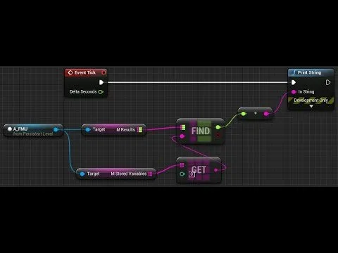 Simulating an FMU in Unreal Engine